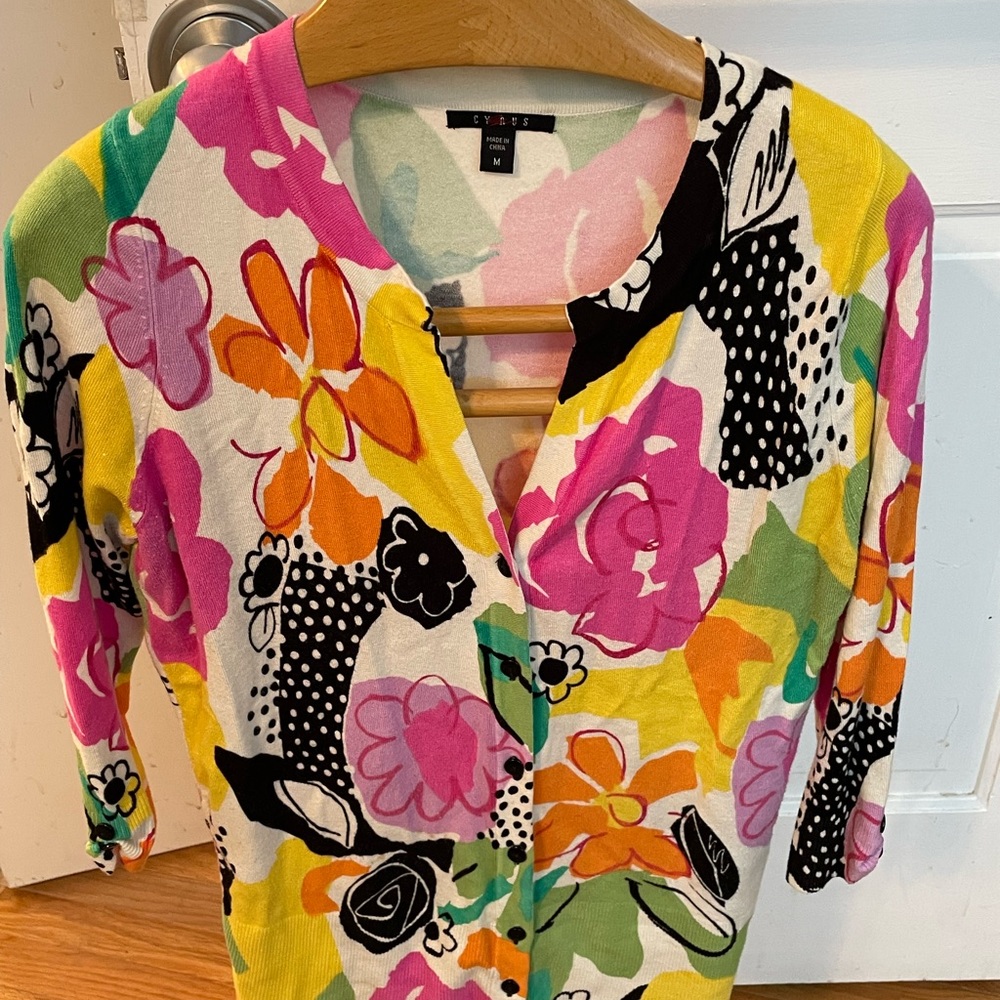 Lovely floral sweater